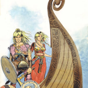 Illustration pour l'affiche du Festival BD d'Andrésy 1996